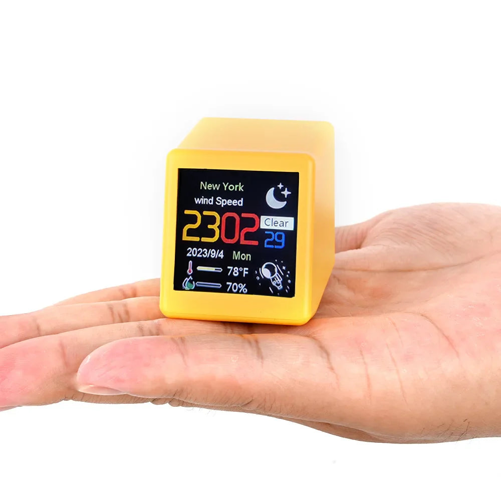 MINI Smart WiFi Weather Station Clock