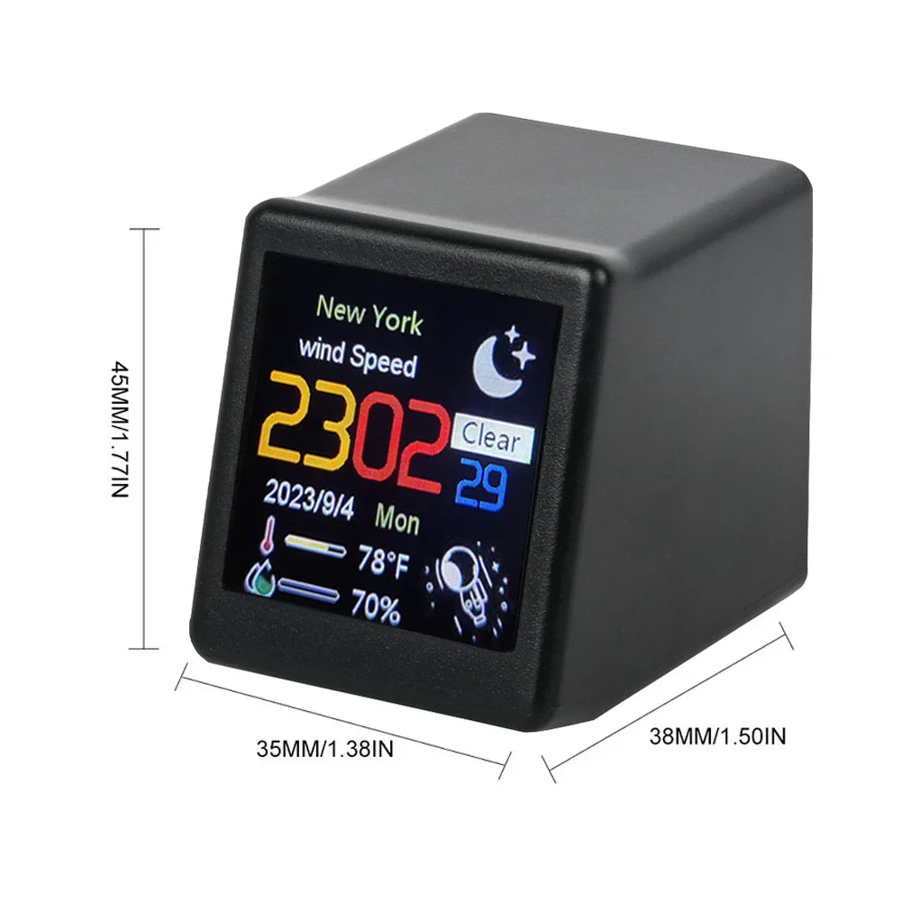 MINI Smart WiFi Weather Station Clock