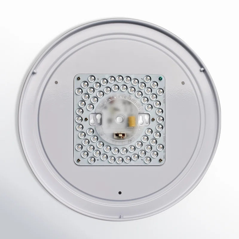 Armande Linen LED Flush Mount