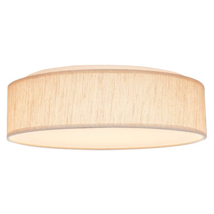 Armande Linen LED Flush Mount