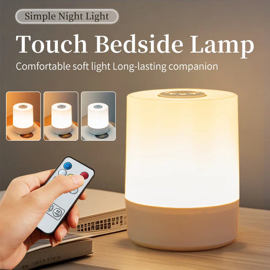 Rechargeable Multicolor Night Lamp With Remote Control